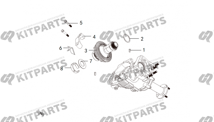 Раздаточная коробка 3 Haval H2