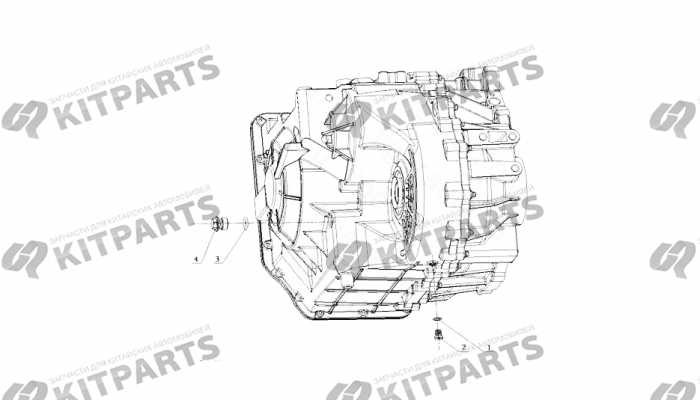 6AT TRANSMISSION CASING 2 Geely Emgrand X7