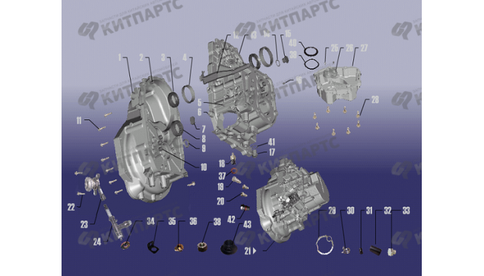 Корпус коробки передач Chery Fora (A21)