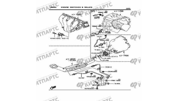 Датчики на коробке передач (2.0 MT) FAW Besturn X80